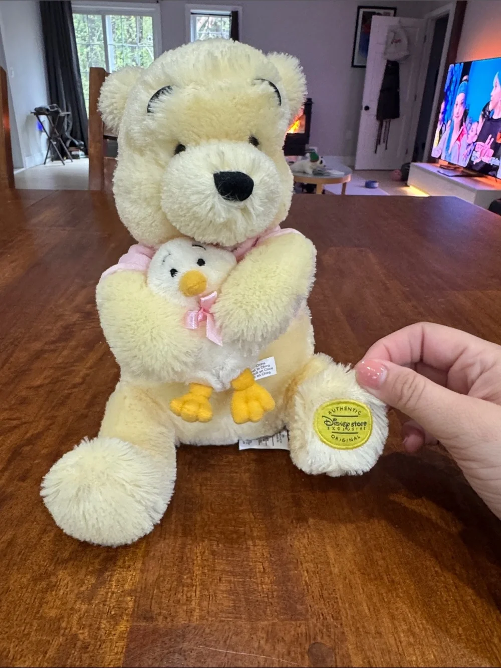 Y2K Disney Plush Winnie the Pooh with Chick Plush